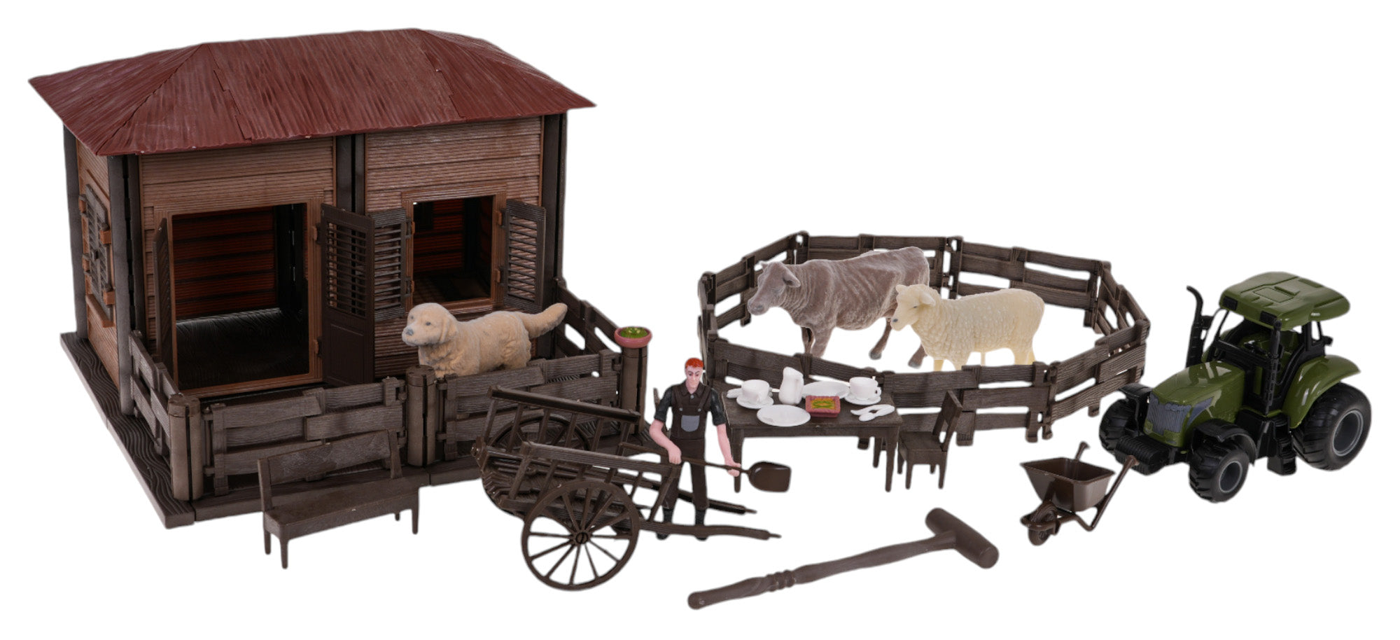 Set figurica s traktorom - FARM