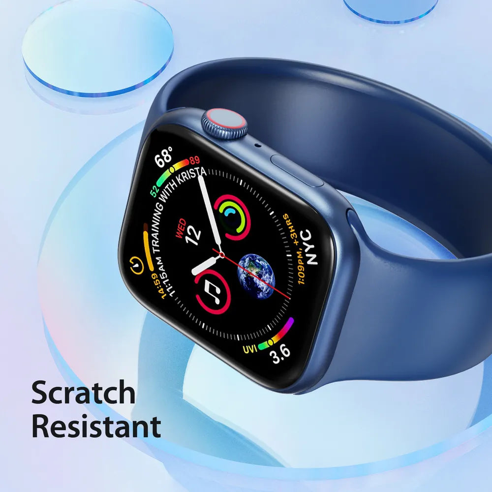 DUX DUCIS PMMA zaštitna folija s okvirom (2 kom.) za Apple Watch 10 42 mm crna