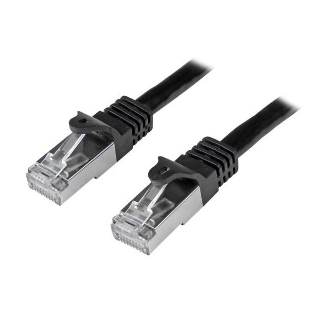 StarTech.com N6SPAT2MBK kabel za umrežavanje Crno 2 m Cat6 SF/UTP (S-FTP)