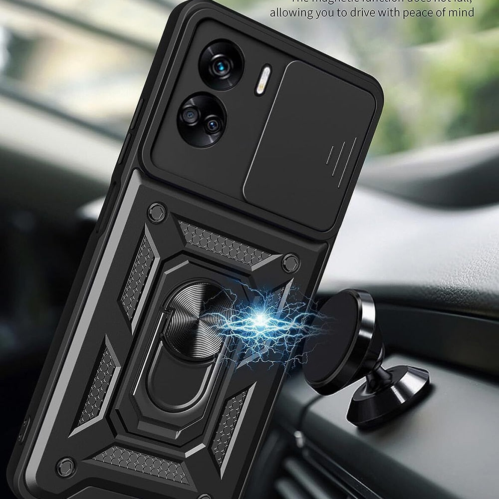 Techsuit – CamShield ochranné pouzdro pro Honor 90 Lite - černé