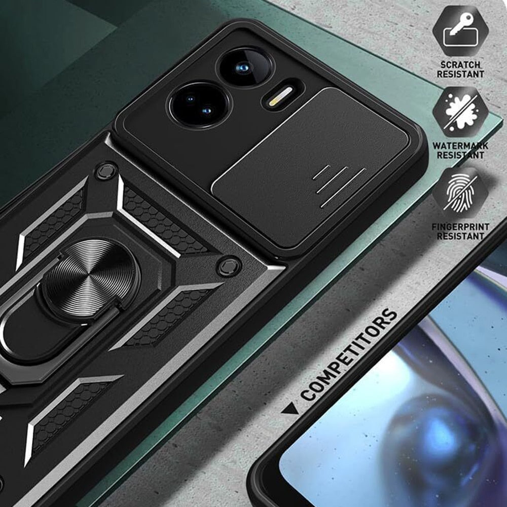 Techsuit – CamShield ochranné pouzdro pro Honor 90 Lite - černé