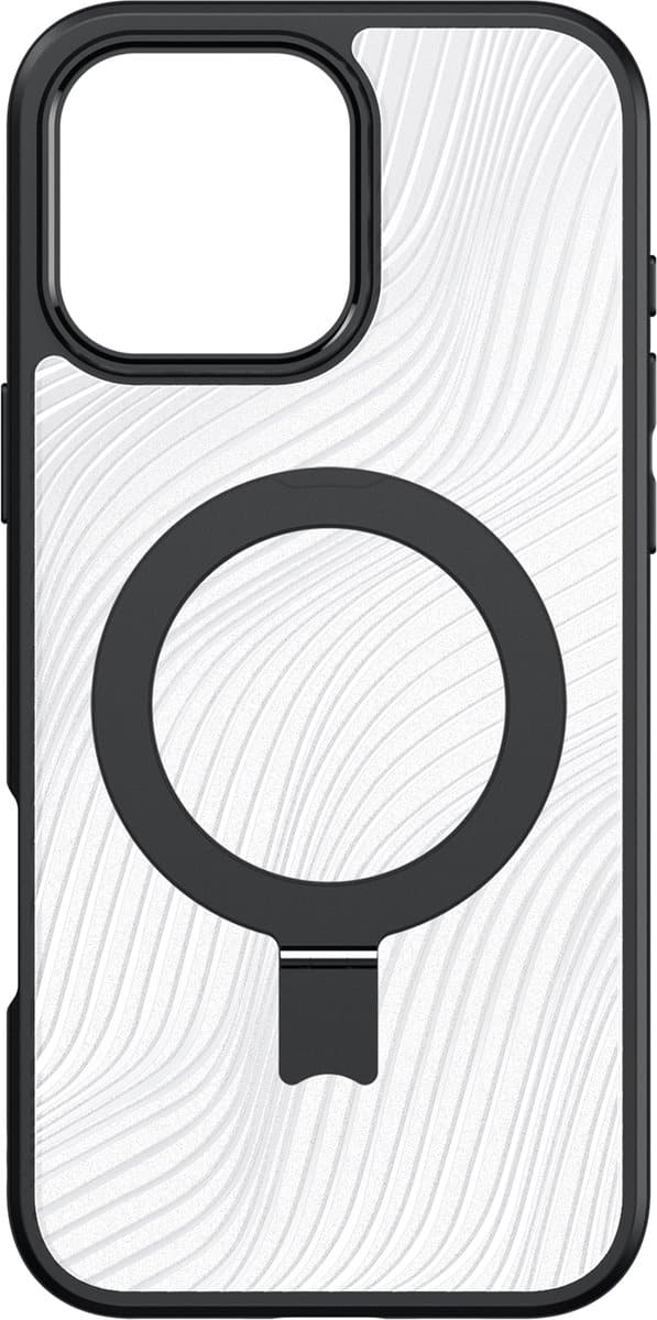 Dux Ducis Aimo Mag kryt s MagSafe a stojánkem pro iPhone 16 Pro – černý