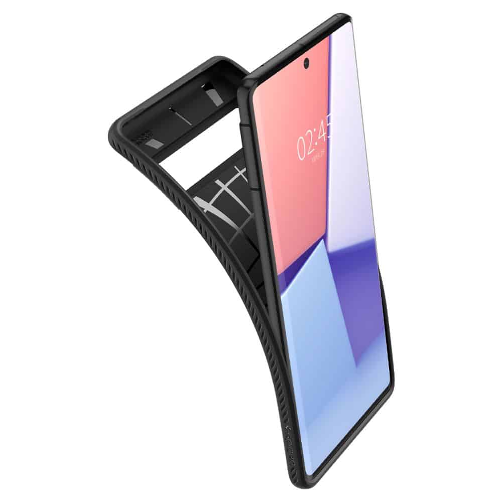 SPIGEN LIQUID AIR POUZDRO PRO GOOGLE PIXEL 7 PRO - MATNÁ ČERNÁ