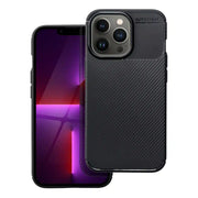 CARBON PREMIUM maska za iPhone 13 Pro crna