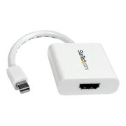 StarTech.com MDP2HDW prilagodnik za video kabel 0,12 m Mini-DisplayPort HDMI Bijelo