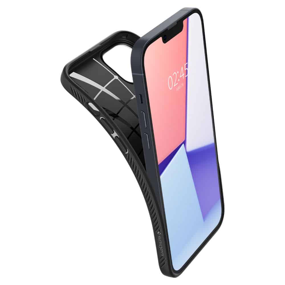 SPIGEN LIQUID AIR POUZDRO PRO IPHONE 14 PLUS / 15 PLUS MATNÁ ČERNÁ
