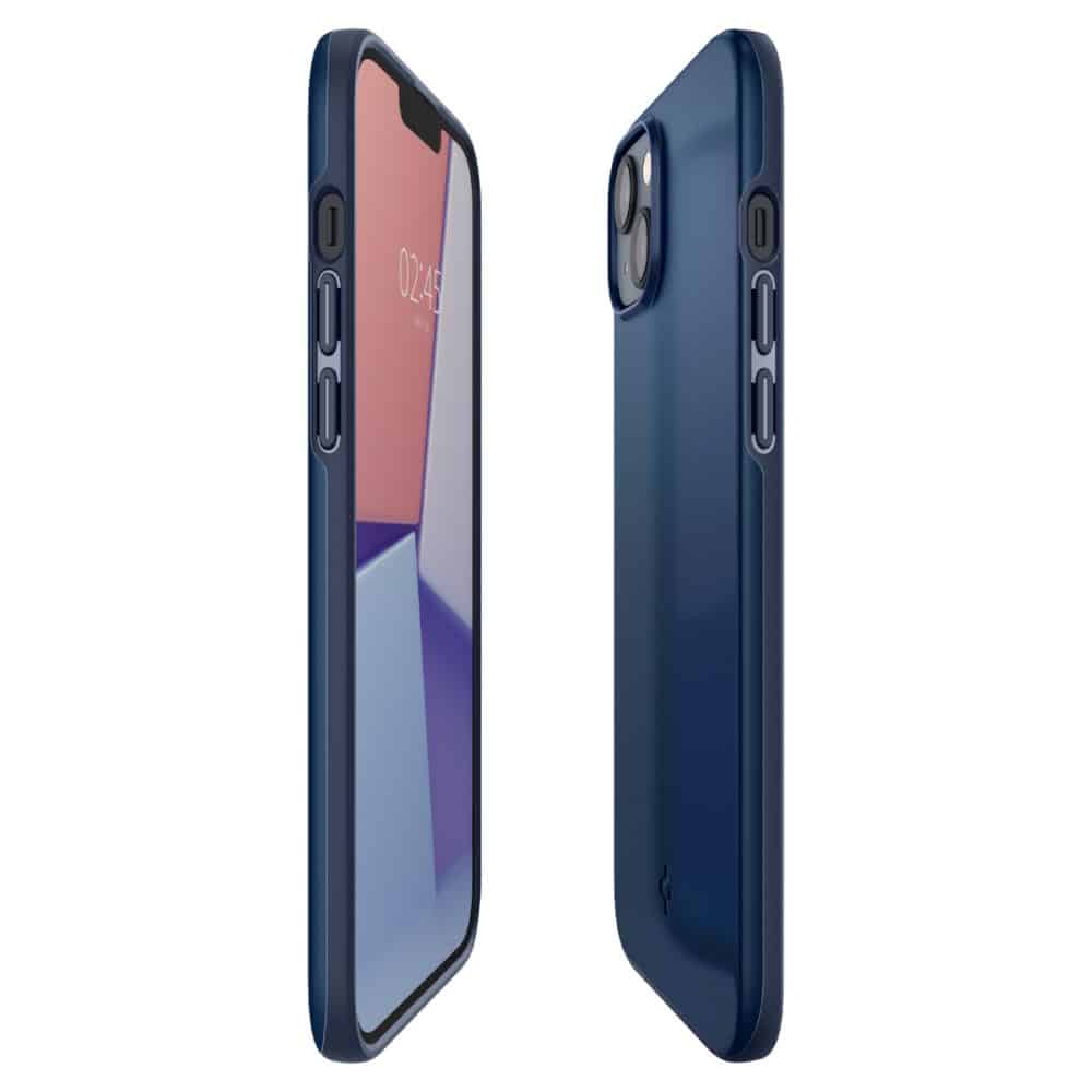SPIGEN THIN FIT POUZDRO PRO IPHONE 14 PLUS / 15 PLUS NAVY MODRÉ