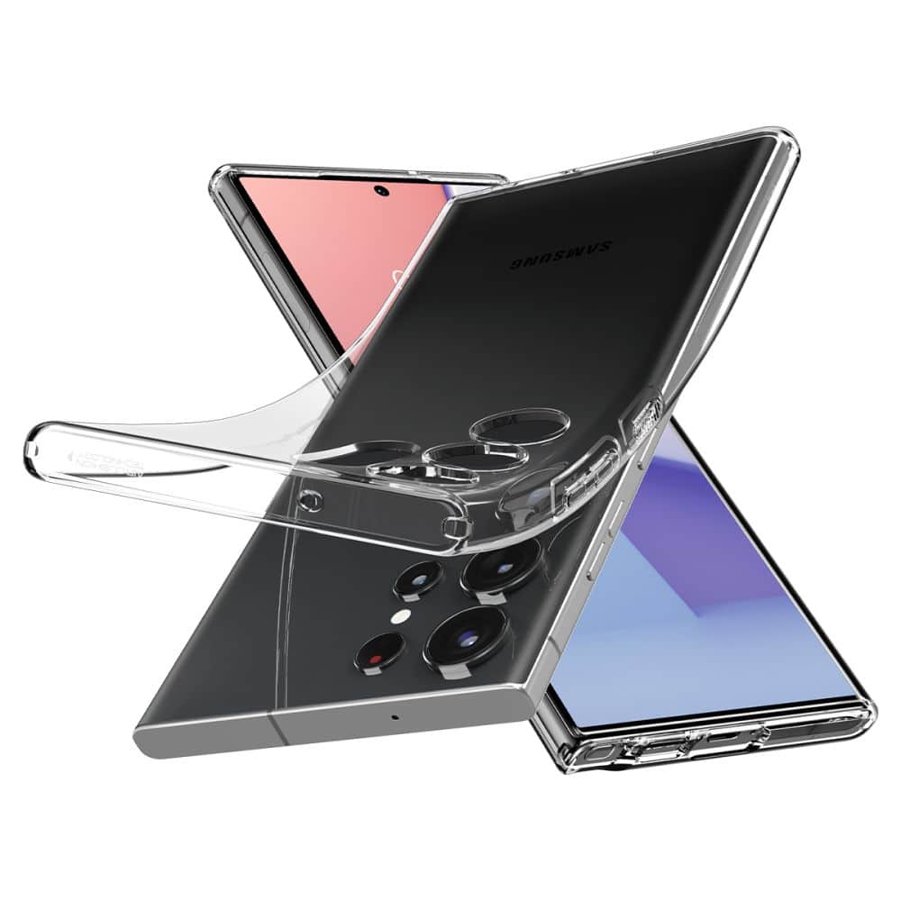 SPIGEN LIQUID CRYSTAL POUZDRO PRO SAMSUNG GALAXY S23 ULTRA KŘIŠŤÁLOVĚ ČISTÉ