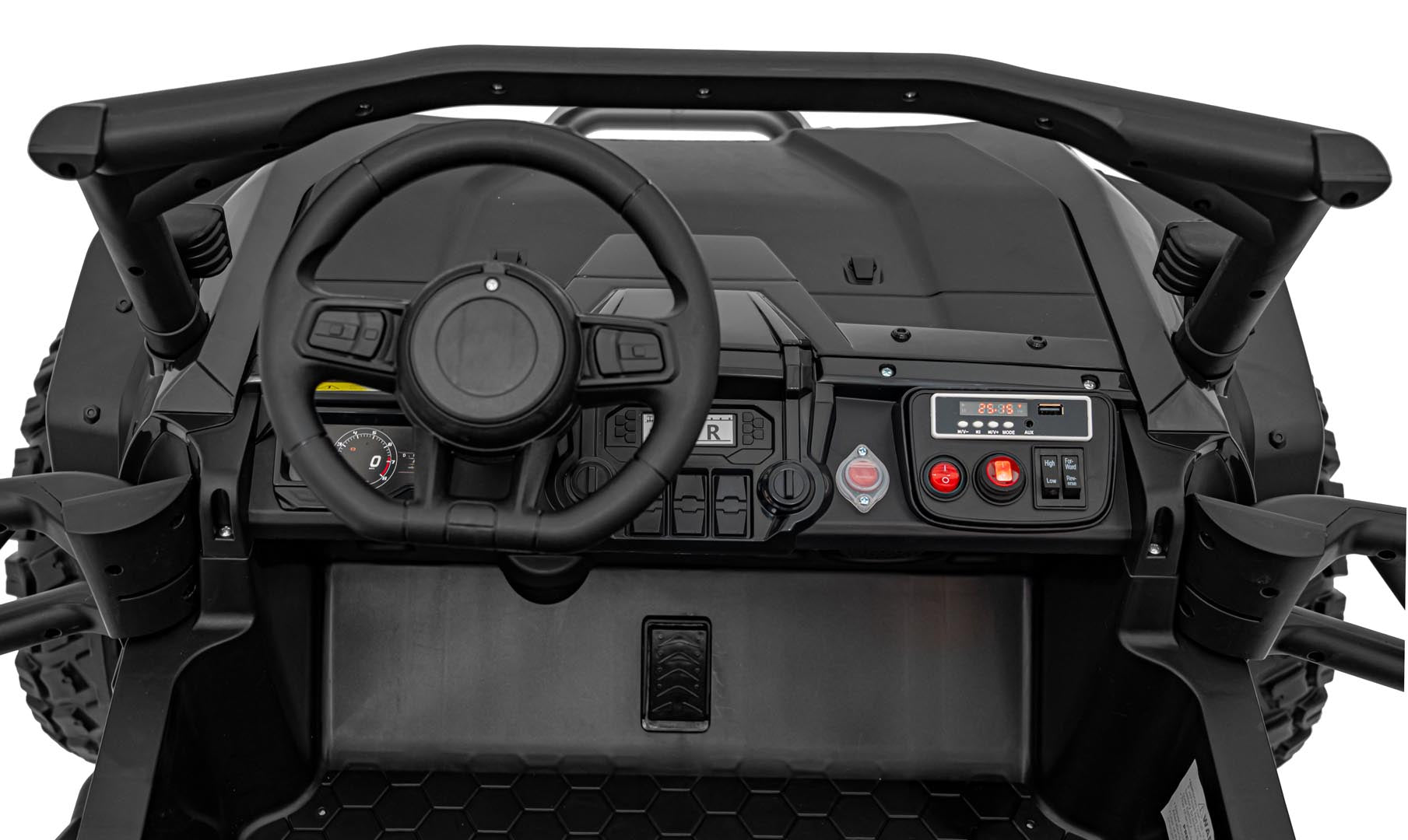 Licencirani buggy na akumulator HONDA 4x4 Off-Road - dvosjed - crni