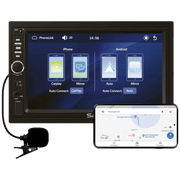 SAL Auto radio, 4 x 45W, 7" LCD Display, BT, USB, microSD - VBX910