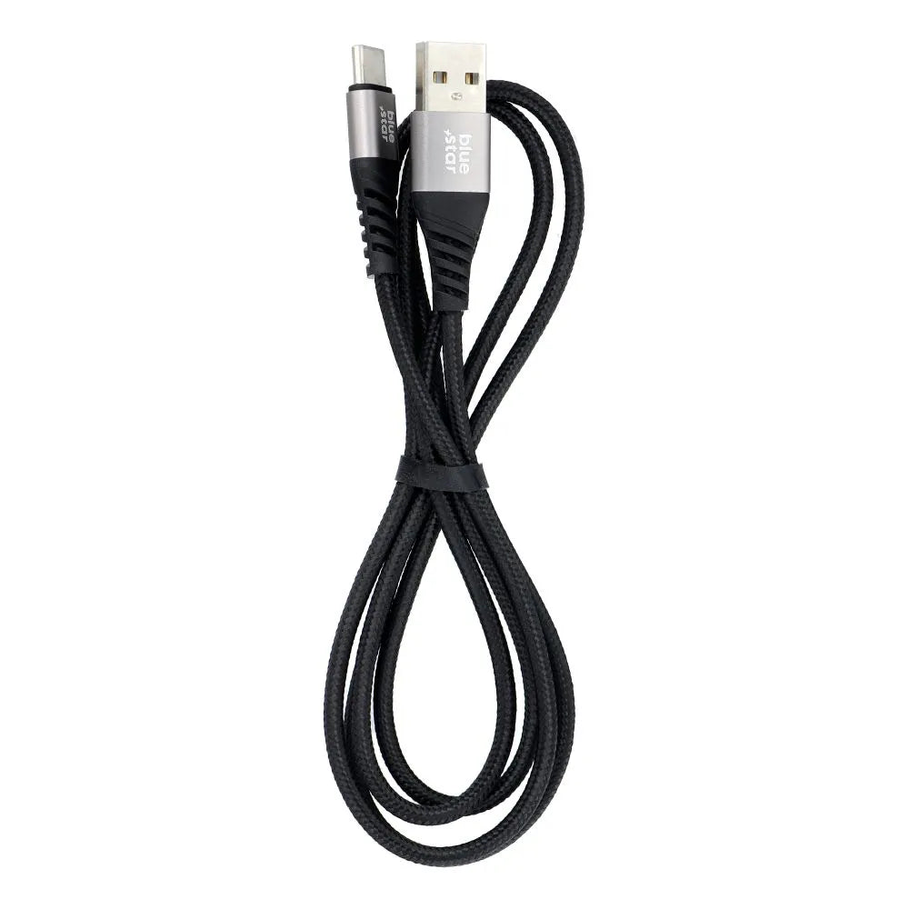 Blue Star pleteni kabel s USB A na Lightning 2.4A konektorom