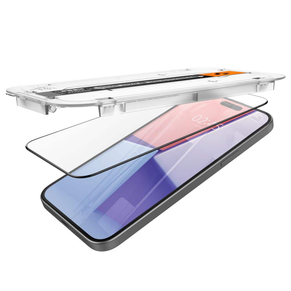 Spigen - Glas.tR EZ-FIT (2 kom) za iPhone 16 Plus/15 Plus
