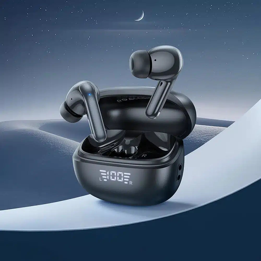 HOCO brezžične/Bluetooth stereo slušalke TWS Energy ANC+ENC EQ5 črne