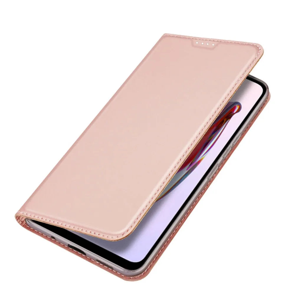 DUX DUCIS Skin Pro – pouzdro typu kniha pro Redmi 12C růžové