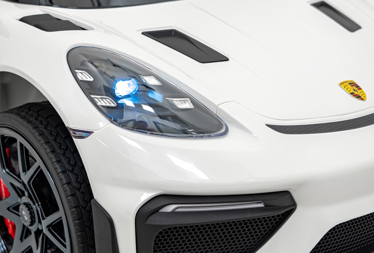 Licencirani auto na akumulator Porsche 718 - bijeli