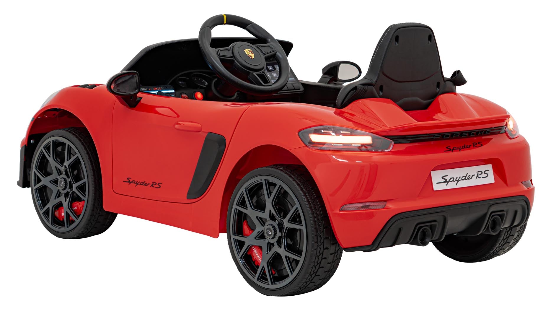 Licencirani auto na akumulator Porsche 718 - crveni