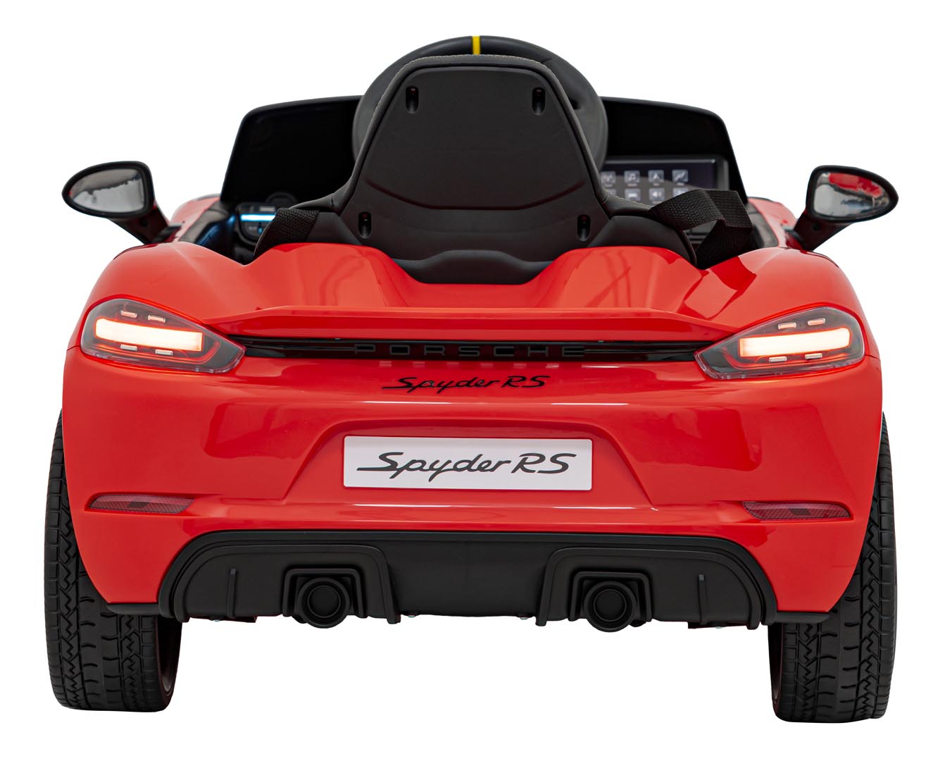 Licencirani auto na akumulator Porsche 718 - crveni