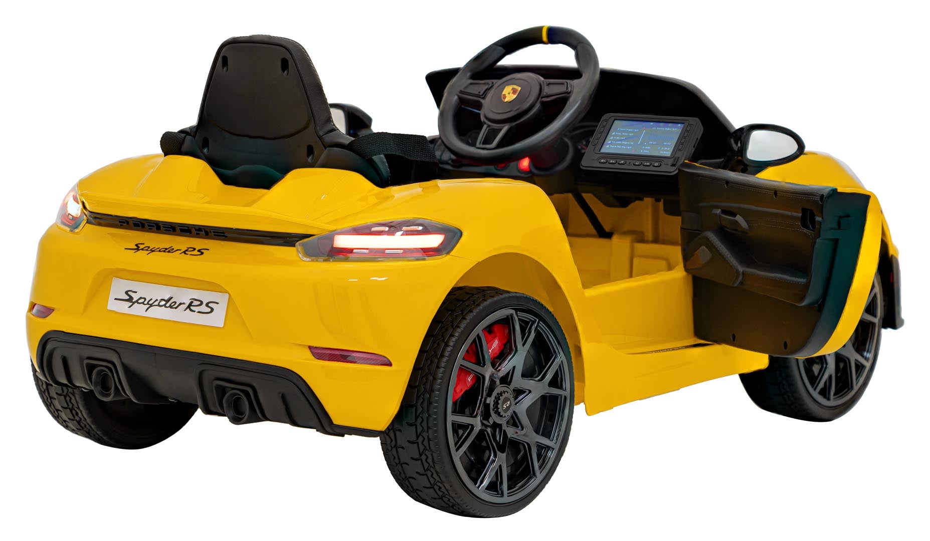 Licencirani auto na akumulator Porsche 718 MP4 - žuti