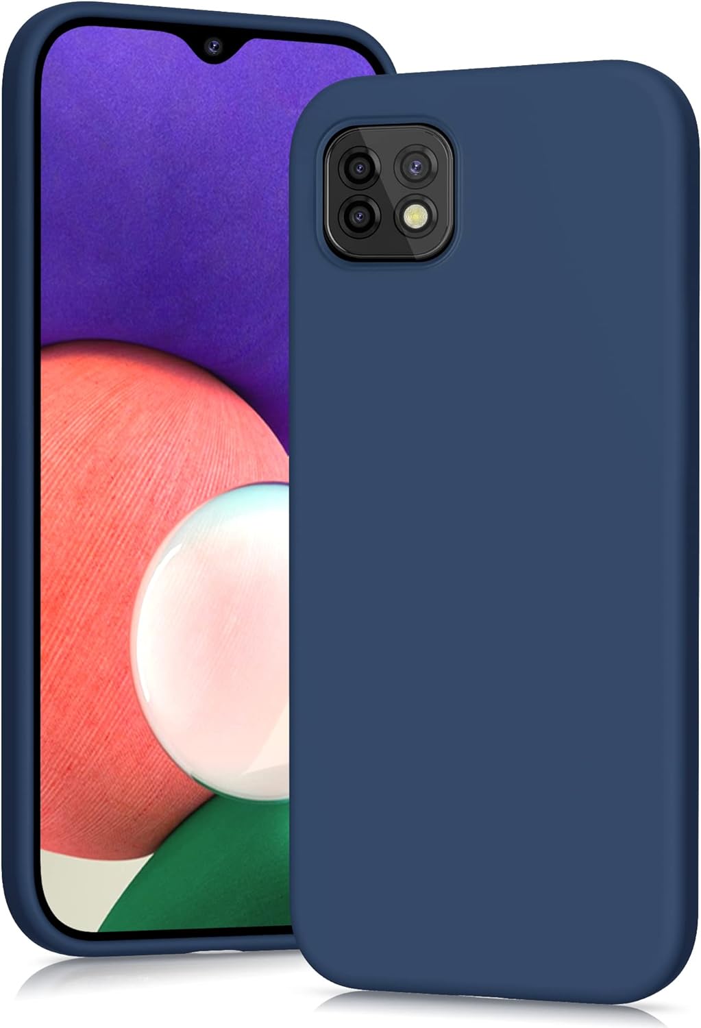SOFT maska za SAMSUNG Galaxy A22 5G tamno plava