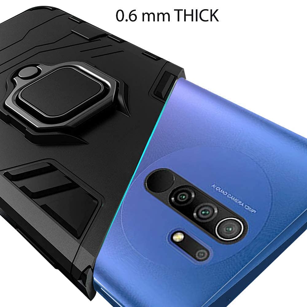 Ring Armor Case Kickstand odolné pouzdro pro XIAOMI REDMI 9