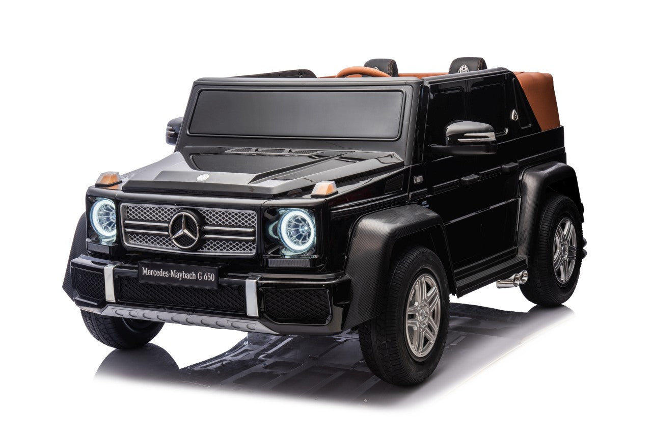 Licencirani auto na akumulator Mercedes Benz MAYBACH G650 4x4 - dvosjed -crni