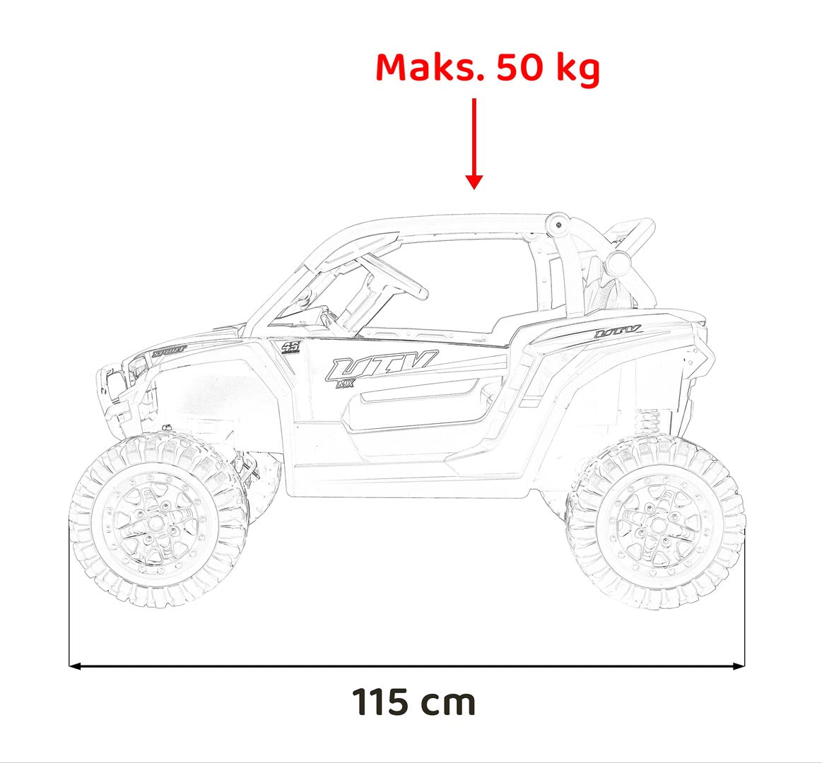 Buggy na akumulator KCK 4x4 - bijeli