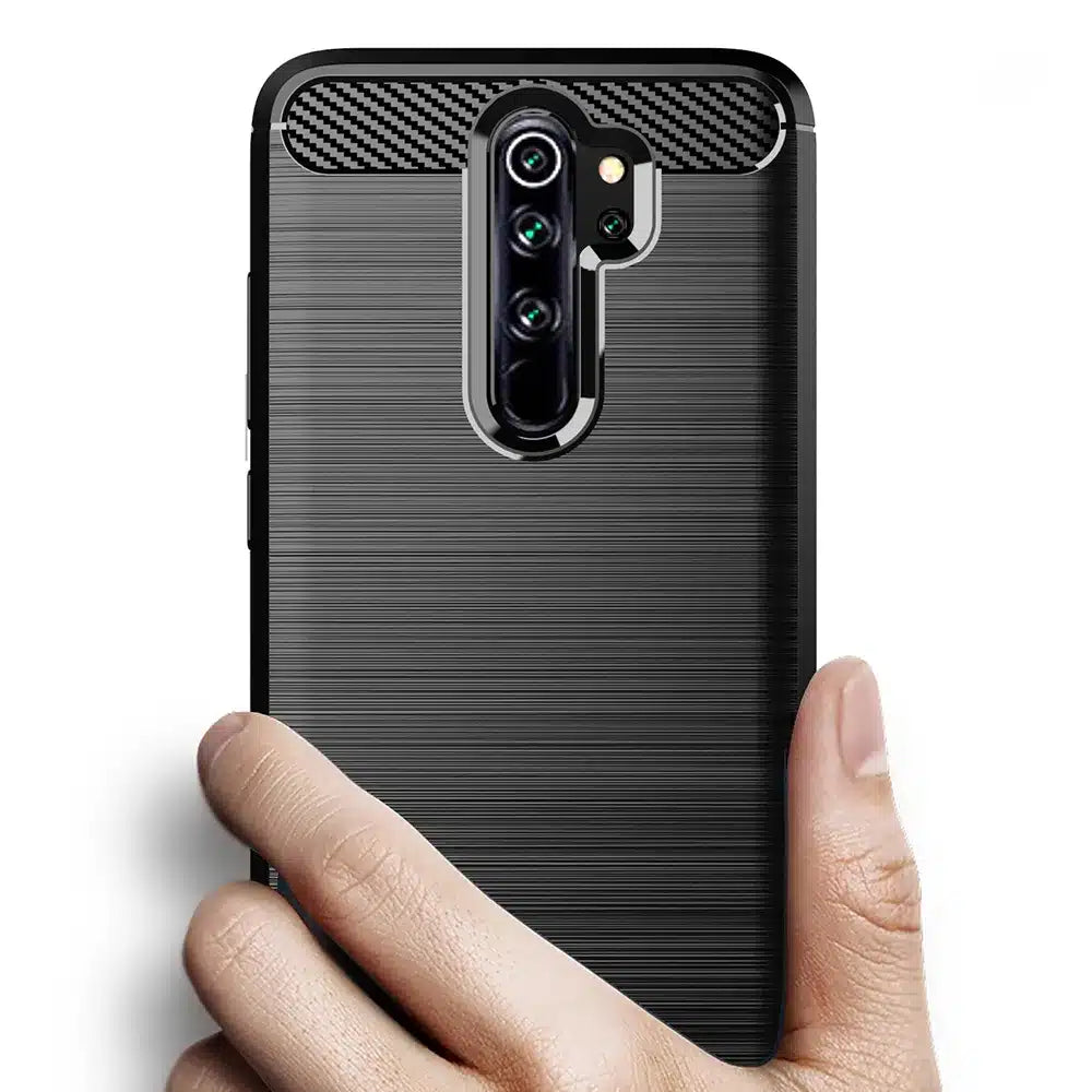KARBONOVÝ kryt pro XIAOMI Redmi Note 8 Pro černý