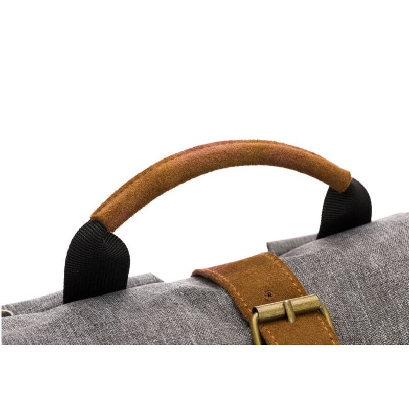 Fillikid torba/ruksak za mamu Rolltop Berlin, crna melange