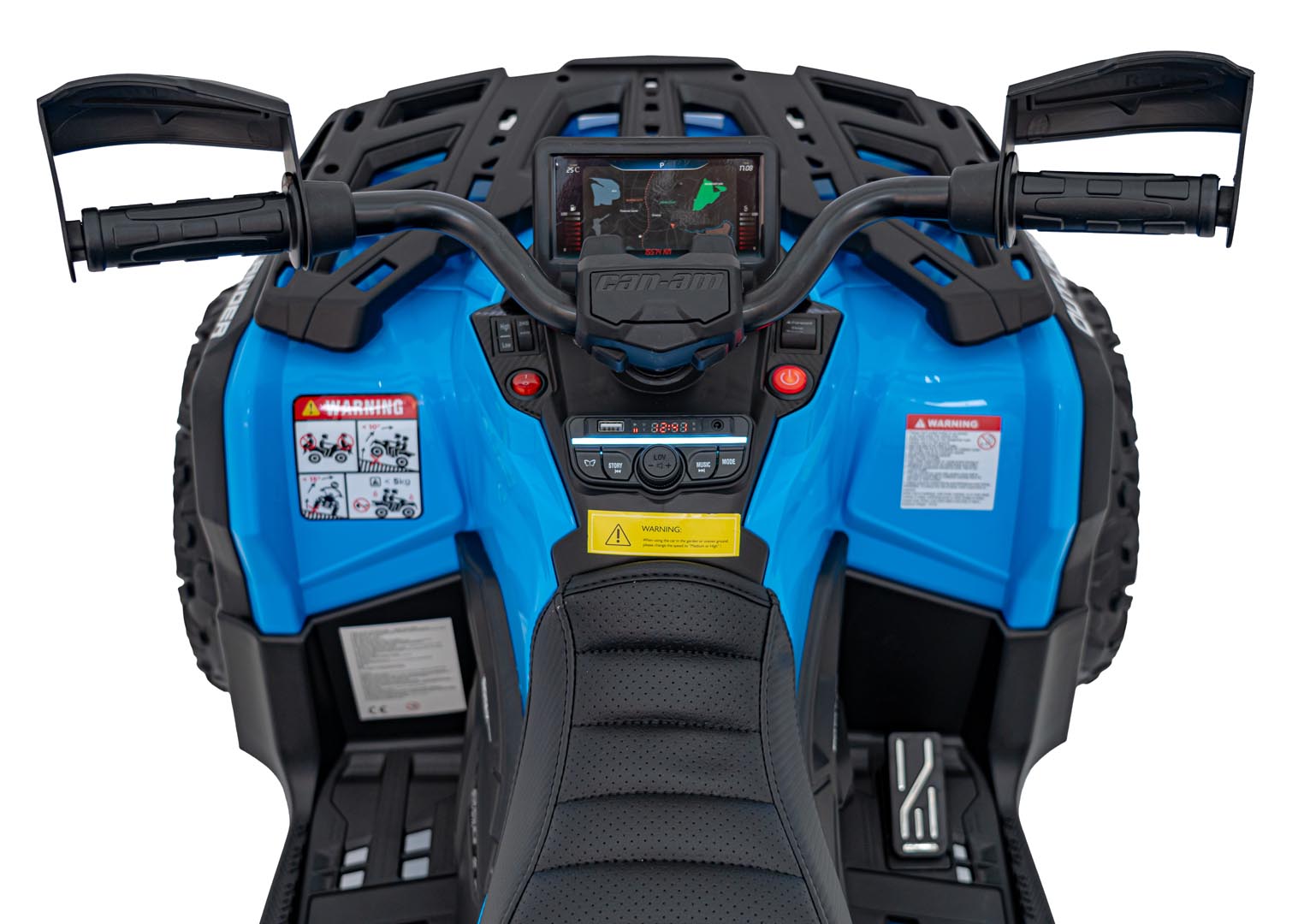 Quad na akumulator Can-Am Outlander ATV 4x4 200W - plavi