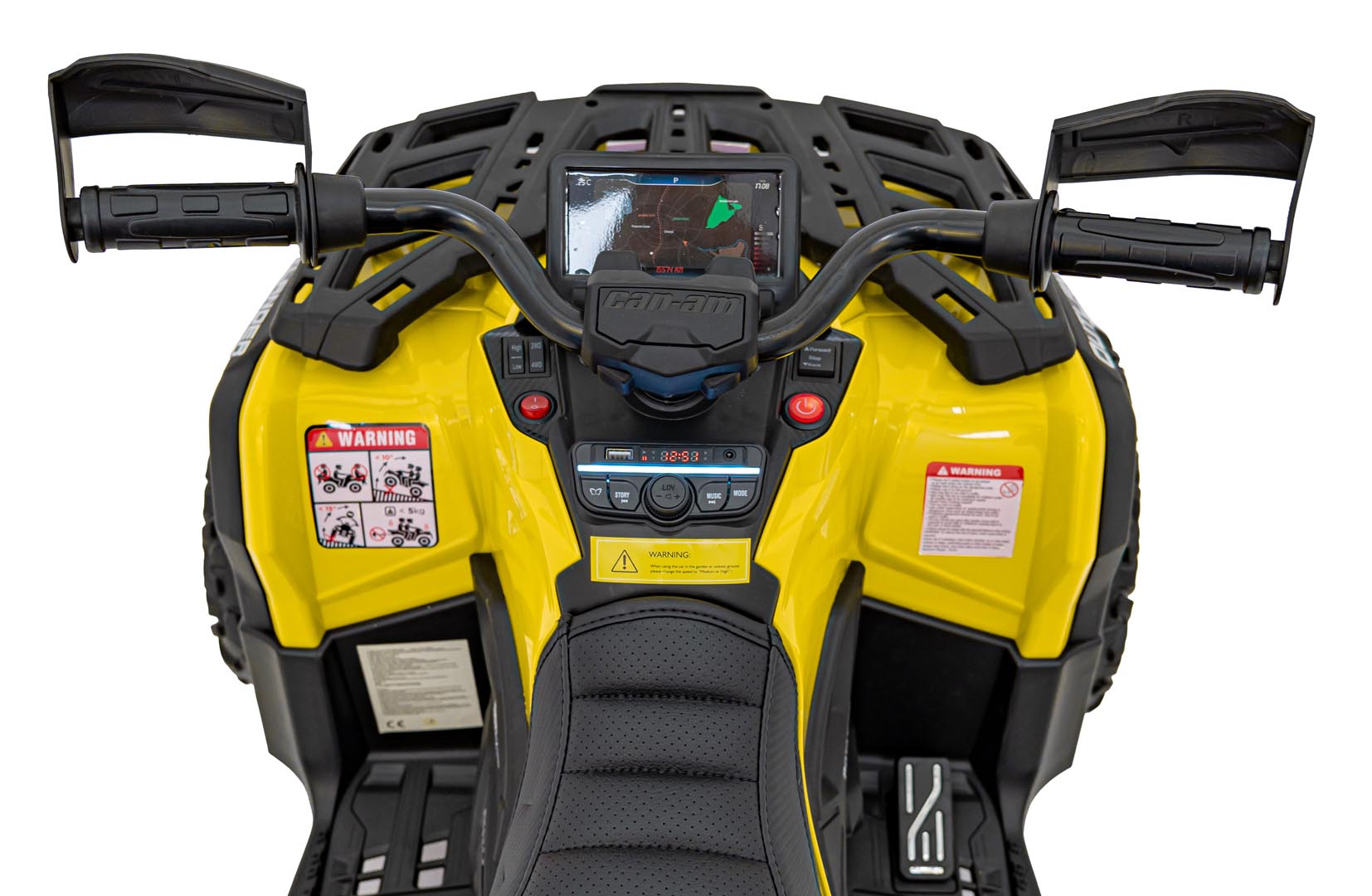 Quad na akumulator Can-Am Outlander ATV 4x4 200W - žuti
