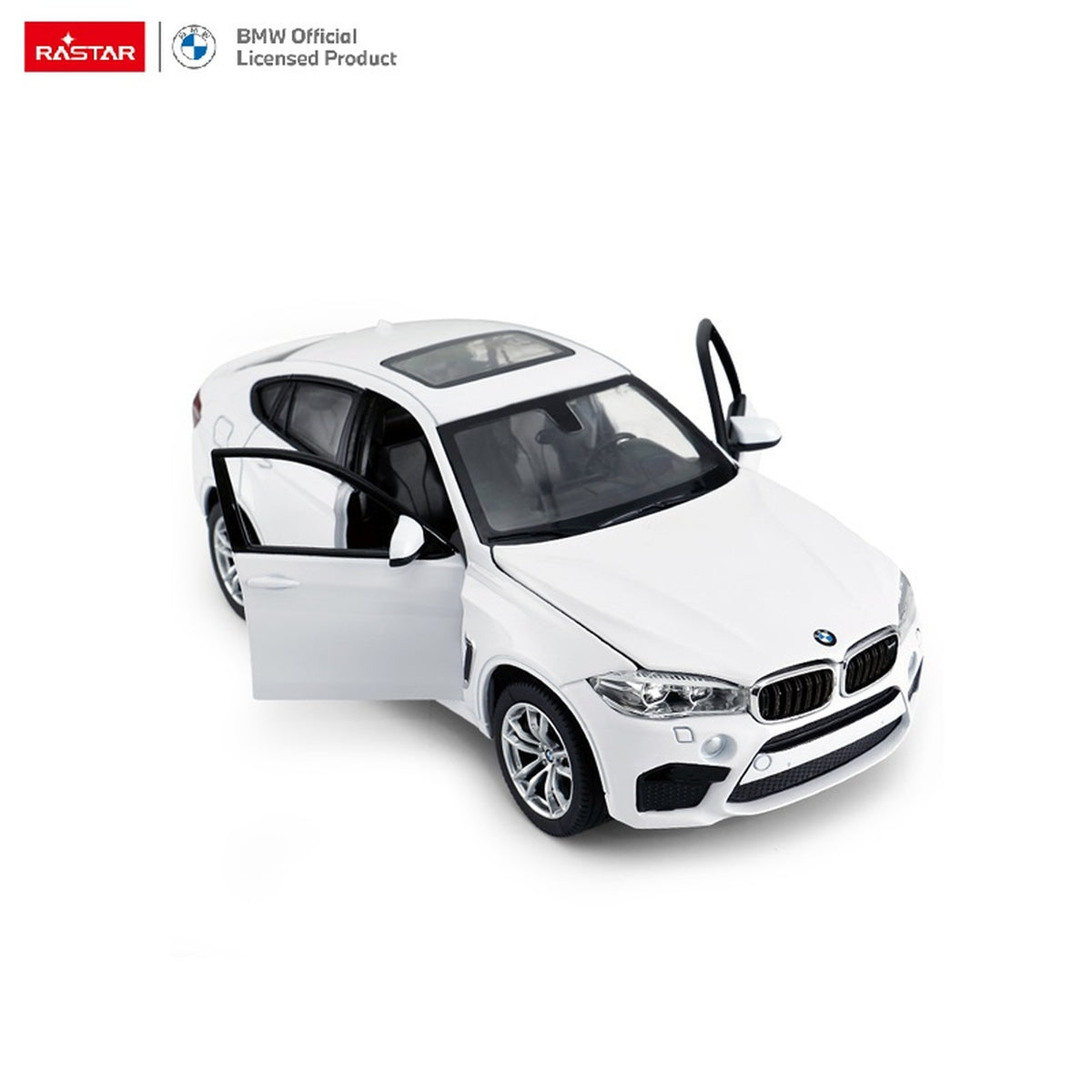 Licencirani metalni auto na daljinsko upravljanje 1:24 BMW X6M RASTAR - bijeli
