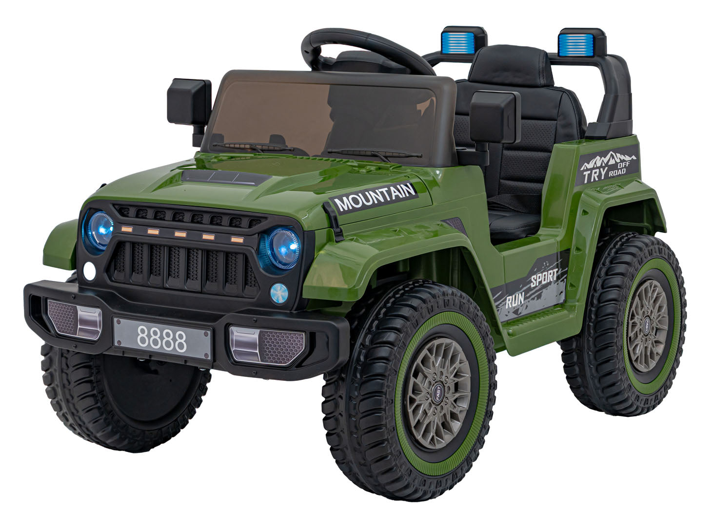 Auto na akumulator Off Road MOUNTAIN - zeleni