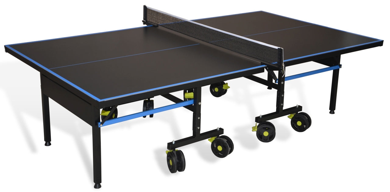 Stol za stolni tenis za vanjsku i unutarnju upotrebu 274 cm x 152 cm x 81 cm - crni