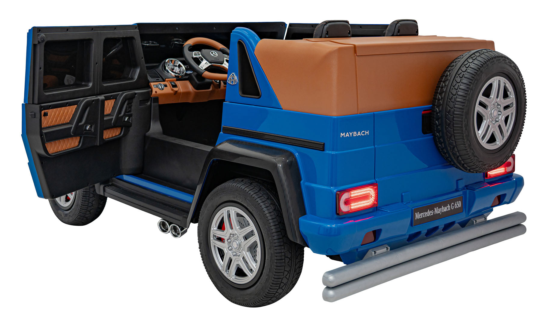 Licencirani auto na akumulator Mercedes Benz MAYBACH G650 4x4 - dvosjed - plavi