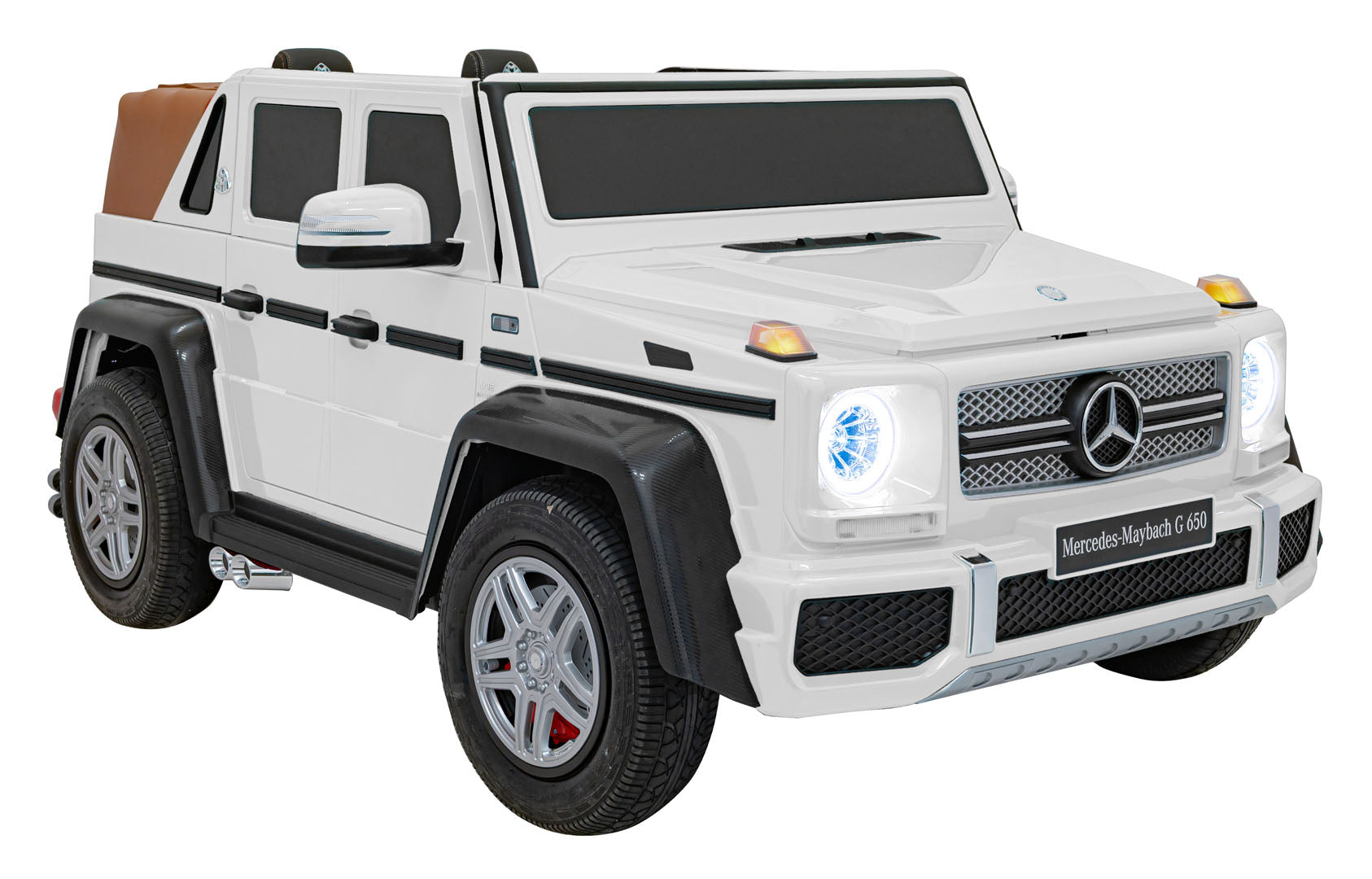 Licencirani auto na akumulator Mercedes Benz MAYBACH G650 4x4 - dvosjed -bijeli