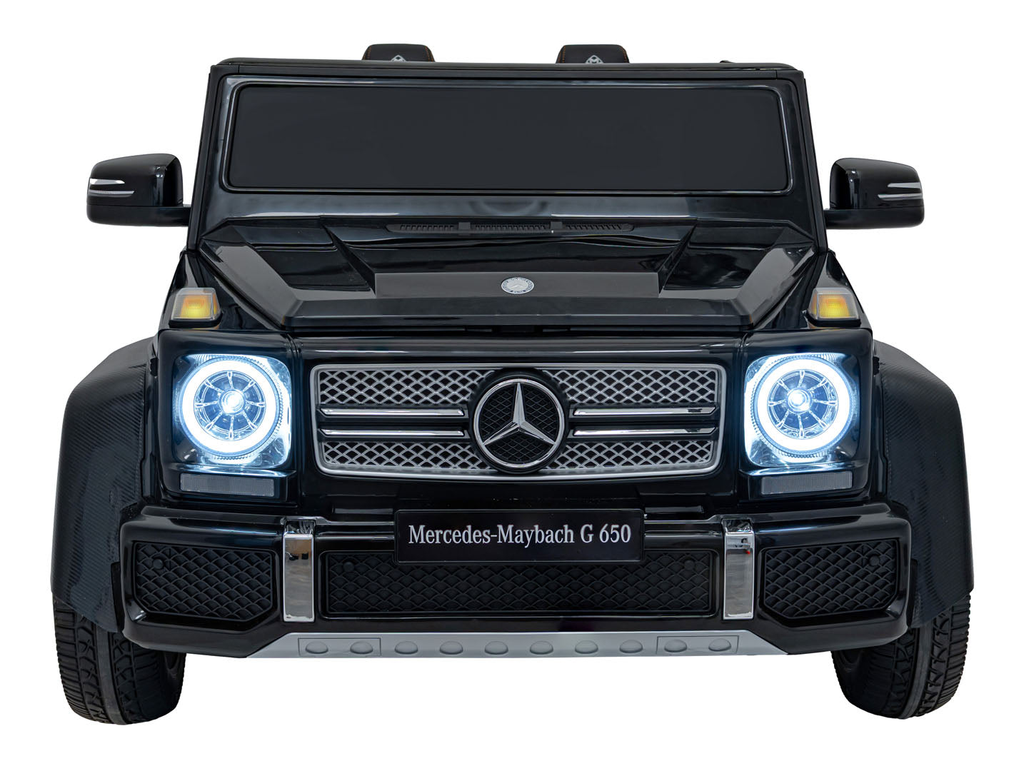 Licencirani auto na akumulator Mercedes Benz MAYBACH G650 STRONG - dvosjed - crni