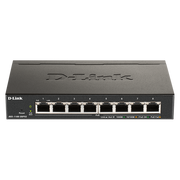 D-Link DGS-1100-08V2 Upravljano L2 Gigabit Ethernet (10/100/1000) Crno