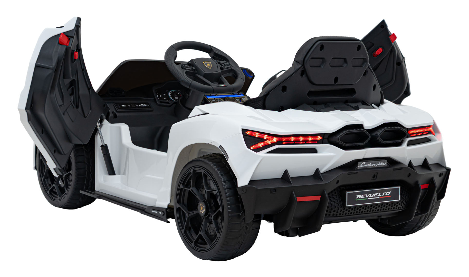 Licencirani auto na akumulator Lamborghini Revuelto 4x4 - bijeli