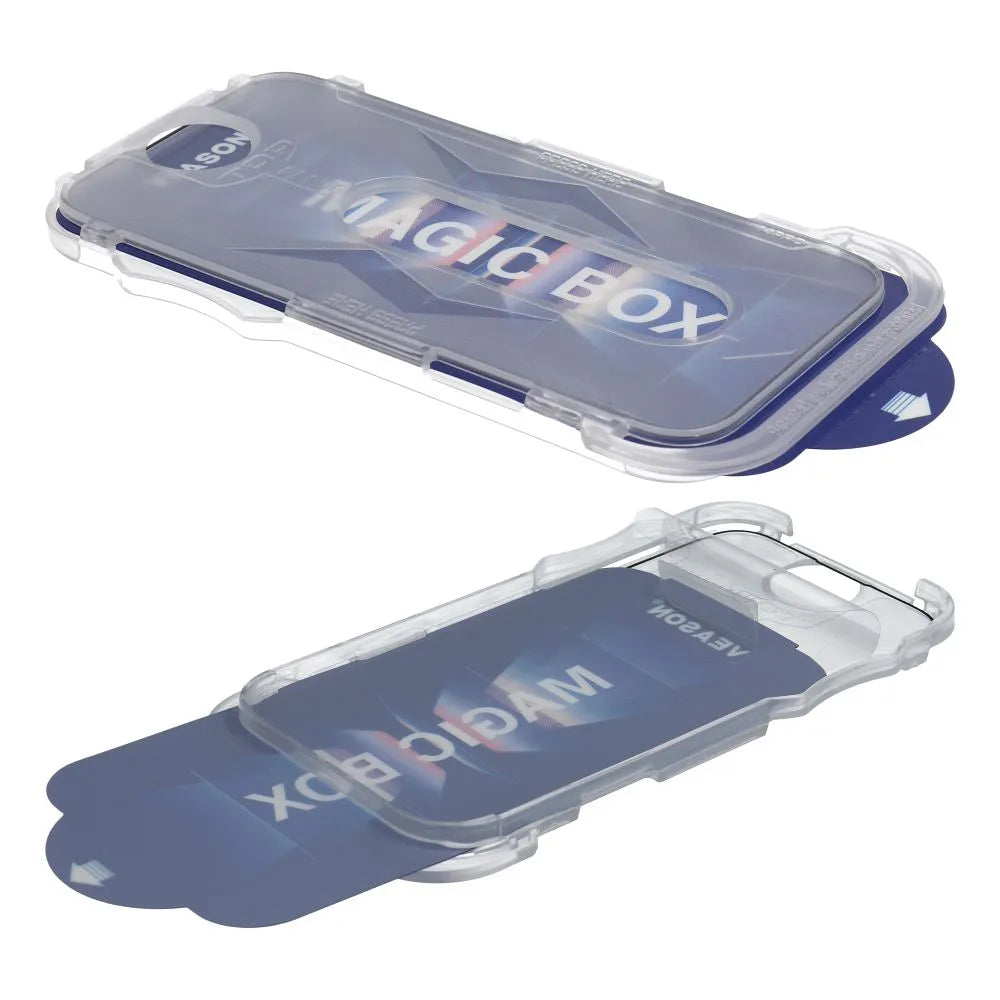 Kaljeno staklo 6D Pro Veason Easy-Install Glass – za iPhone XR / iPhone 11 crno