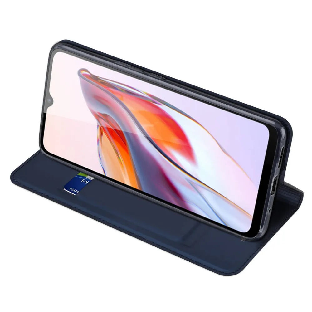 DUX DUCIS Skin Pro – pouzdro typu kniha pro Redmi 12C modré