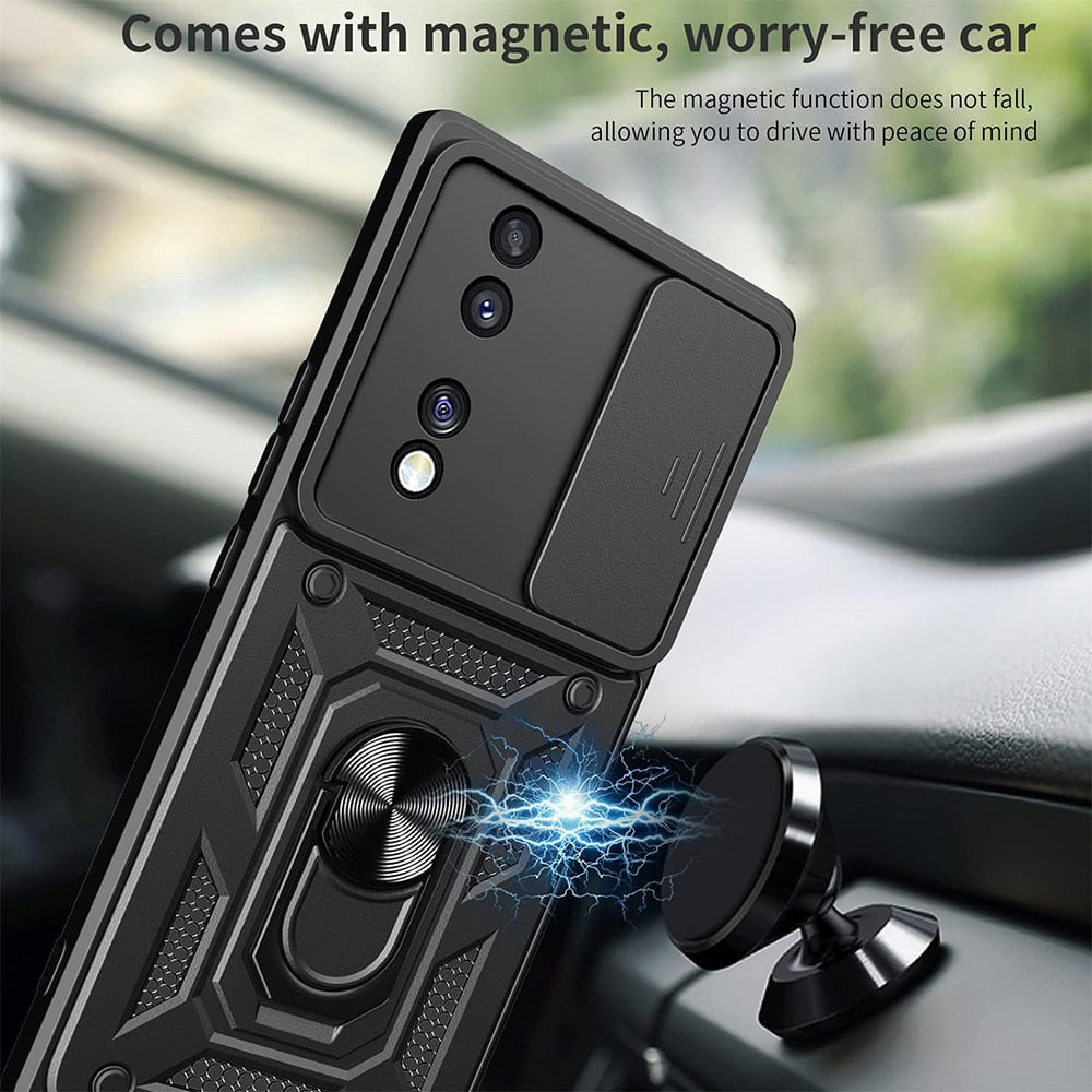 Techsuit – pouzdro CamShield Series pro Honor 70 – černé