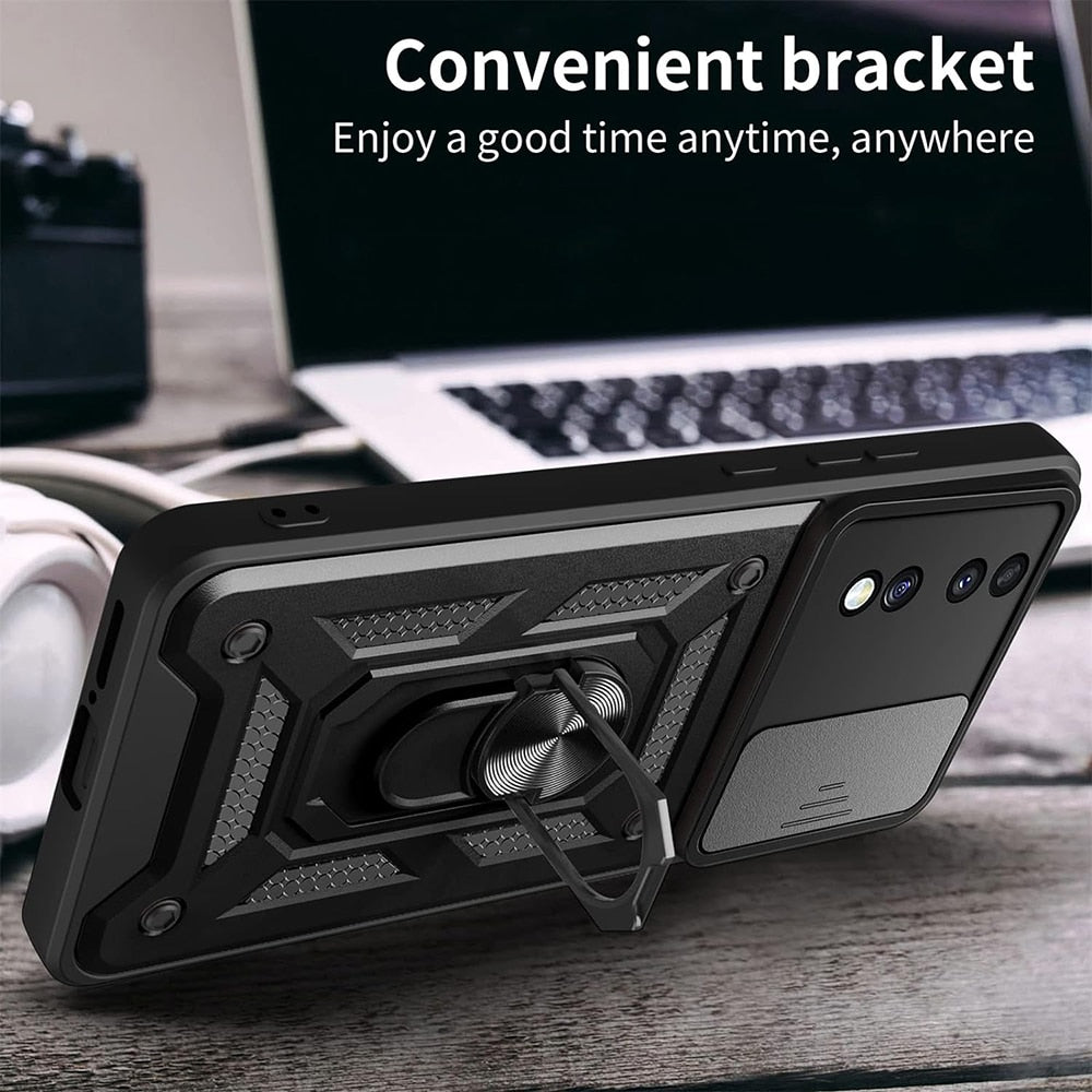 Techsuit – pouzdro CamShield Series pro Honor 70 – černé