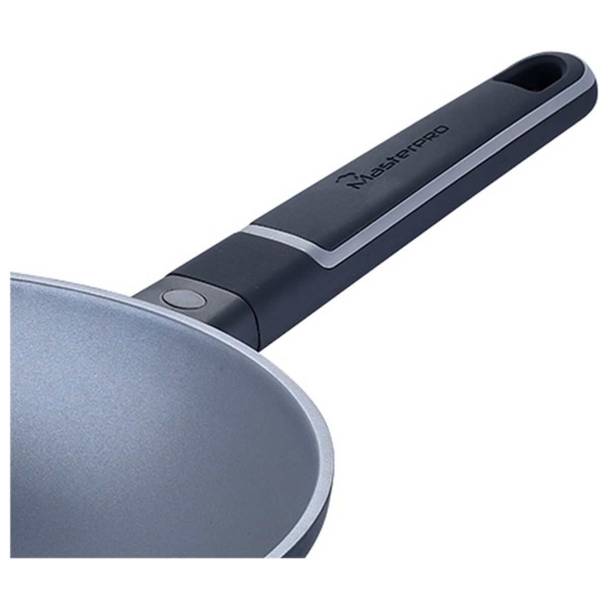 Tava za Wok Masterpro Indigo Crna Aluminij (Ø 28 cm)