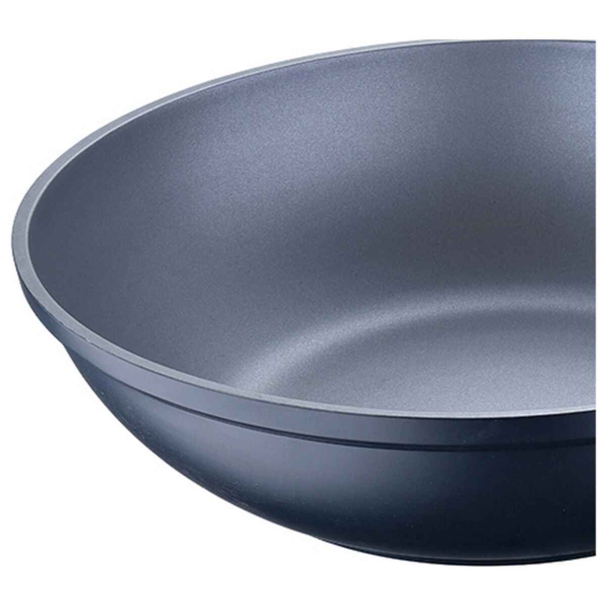 Tava za Wok Masterpro Indigo Crna Aluminij (Ø 28 cm)