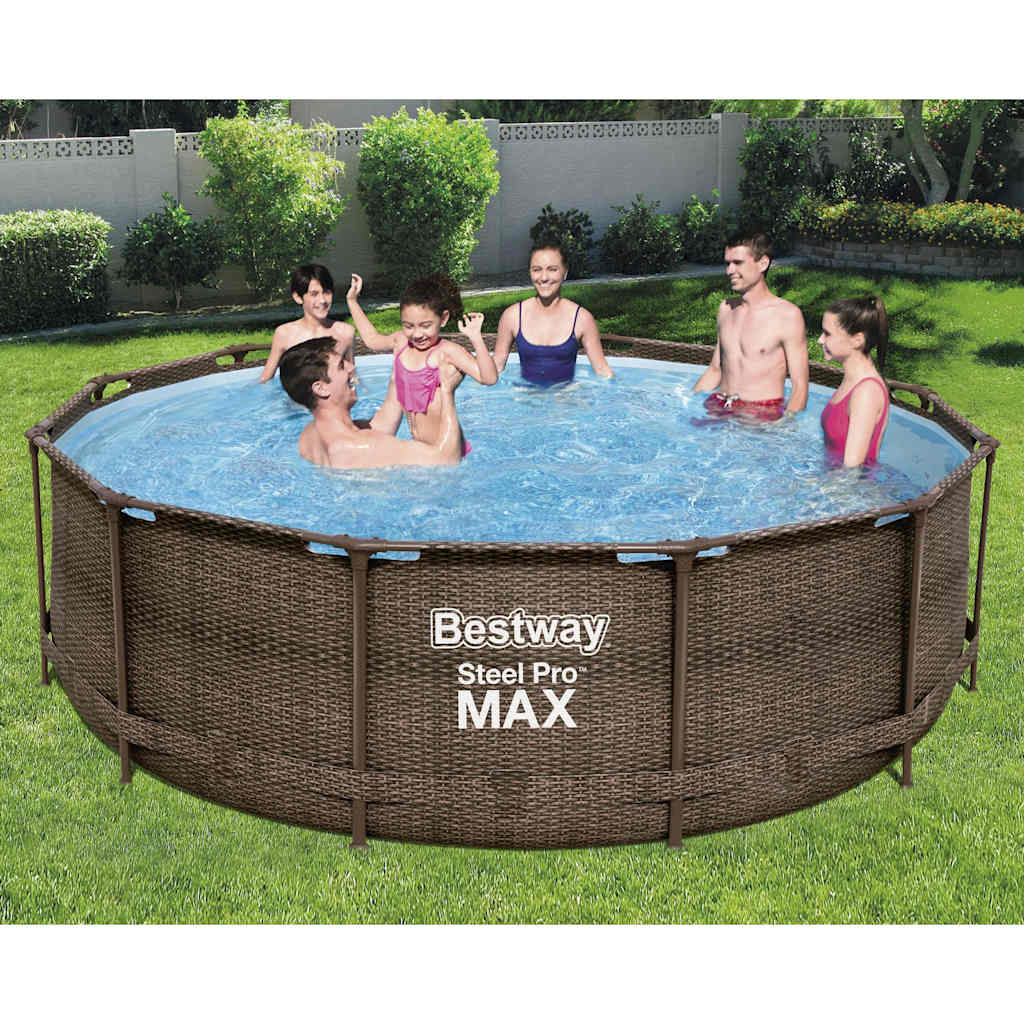 Bestway Steel Pro MAX bazenski set Deluxe Series okrugli 366 x 100 cm
