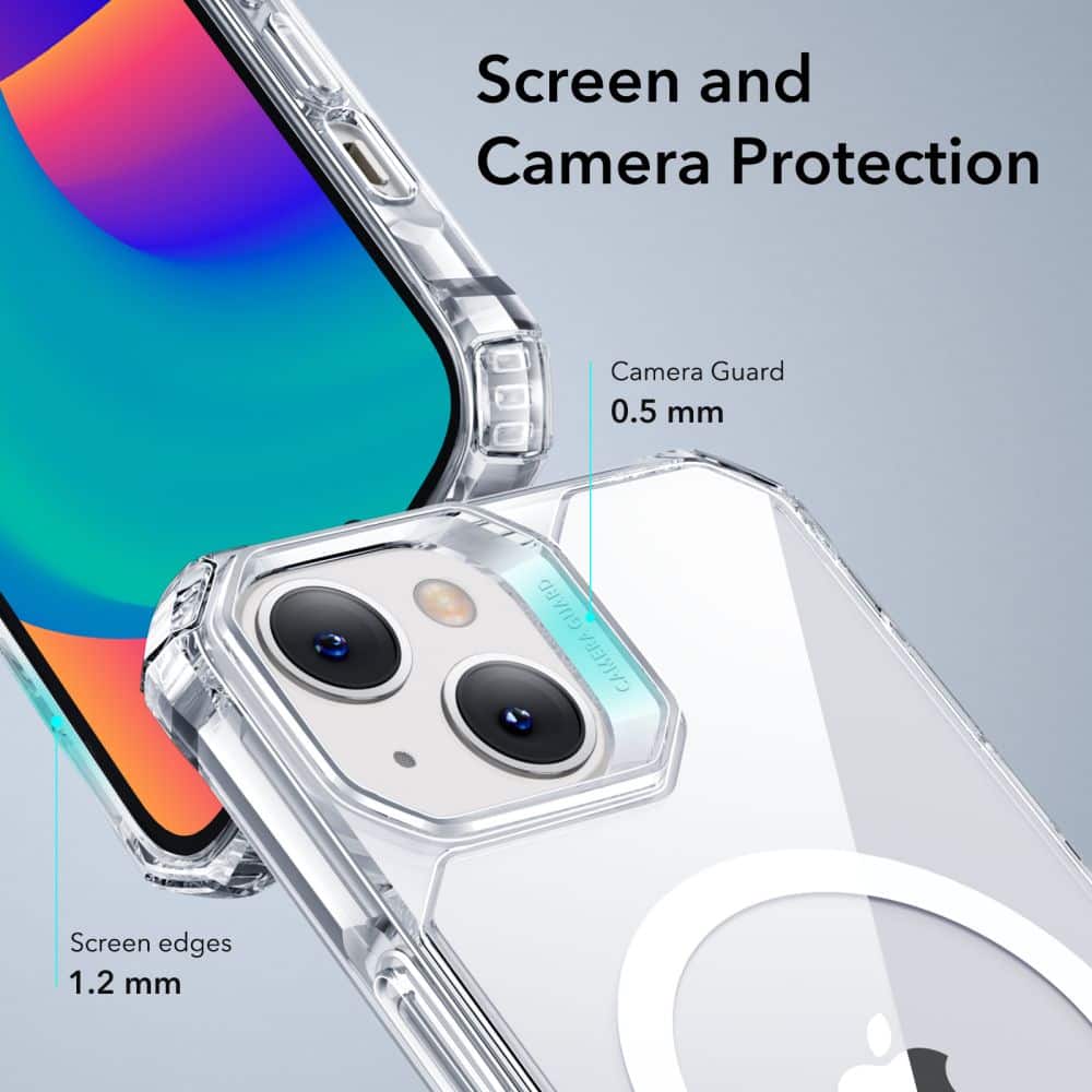 ESR AIR ARMOR HALOLOCK MAGSAFE POUZDRO PRO IPHONE 14 PLUS/15 PLUS ČIRÉ
