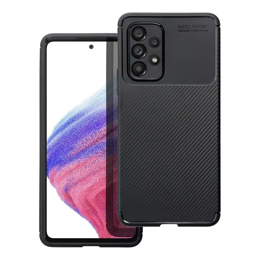 CARBON PREMIUM Pouzdro pro SAMSUNG A33 5G černé