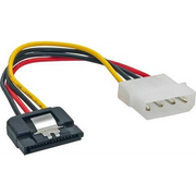 InLine 29670D SATA kabel 0,3 m SATA 15-pin Molex (4-pin) Višebojno