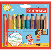 STABILO woody 3 in 1 Višebojno 10 kom
