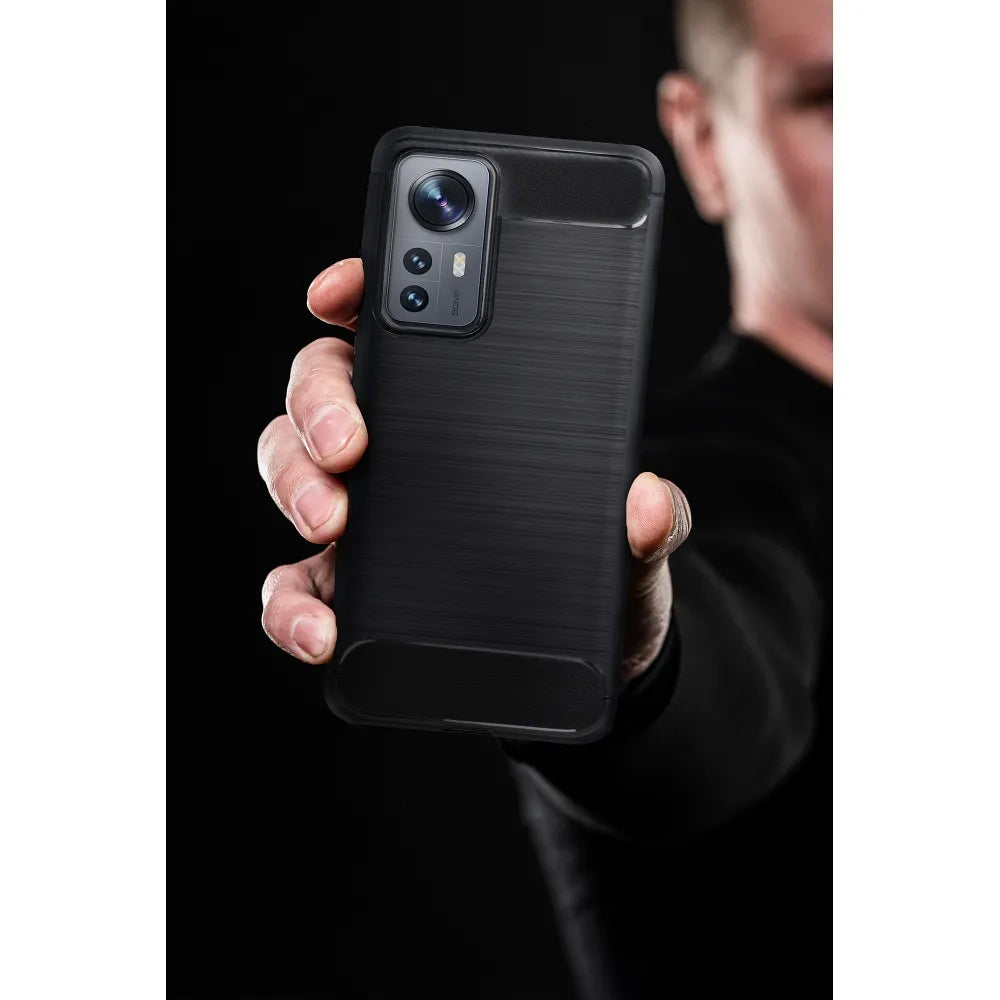 Obal na mobil CARBON Case pro XIAOMI Redmi NOTE 12S, černý